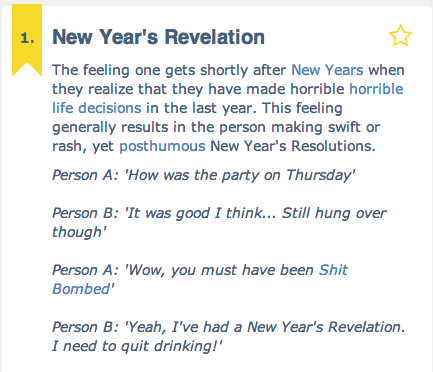 2014: New Year’s Revelations (Yes, you read that correctly)