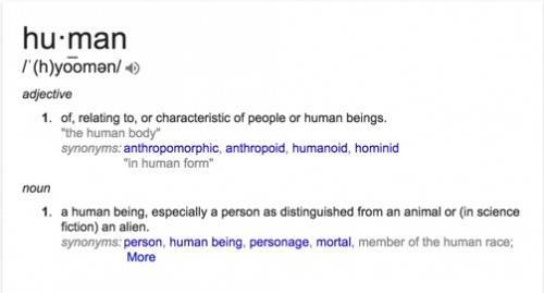 Definition of Human